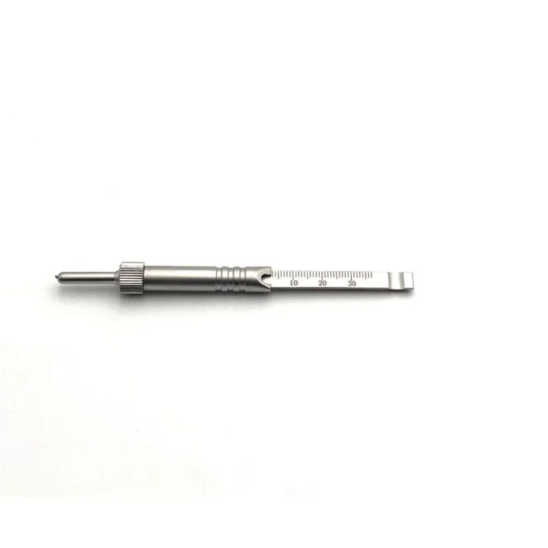Orthopedic Depth Gauge, Stainless Steel, Hollow Screw Orthopedic Depth Measurer, 30, 40, 60, 90mm, human/pets