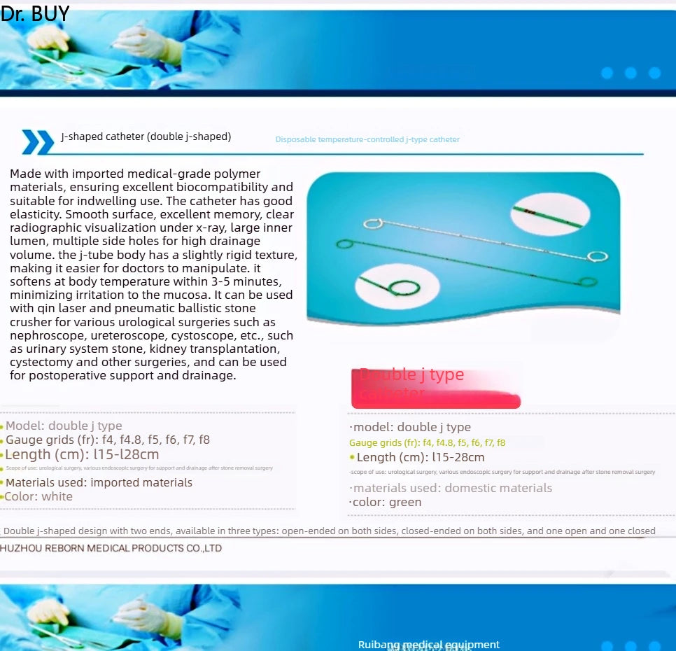 J-Guidewire-Assisted Urinary Drainage and Transfusion- Single and Double  Catheters