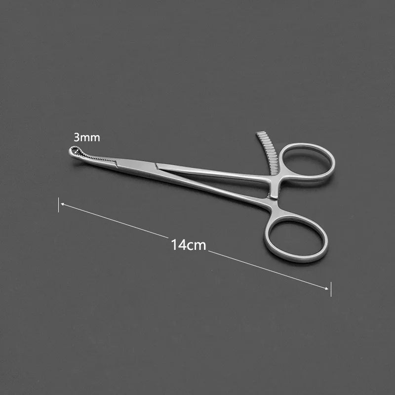 Small hole multi-tooth bone holding forceps tip point ball head reduction forceps  pet small animal orthopedic instrument