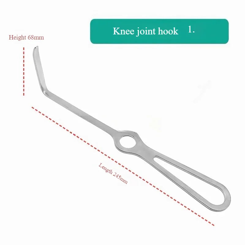 Veterinary Orthopedic Hip Joint Retractor,Surgical Hip Hook  (Hip 1-6#/Knee Retractor 1-5#/Acetabular Retract 7-18#)