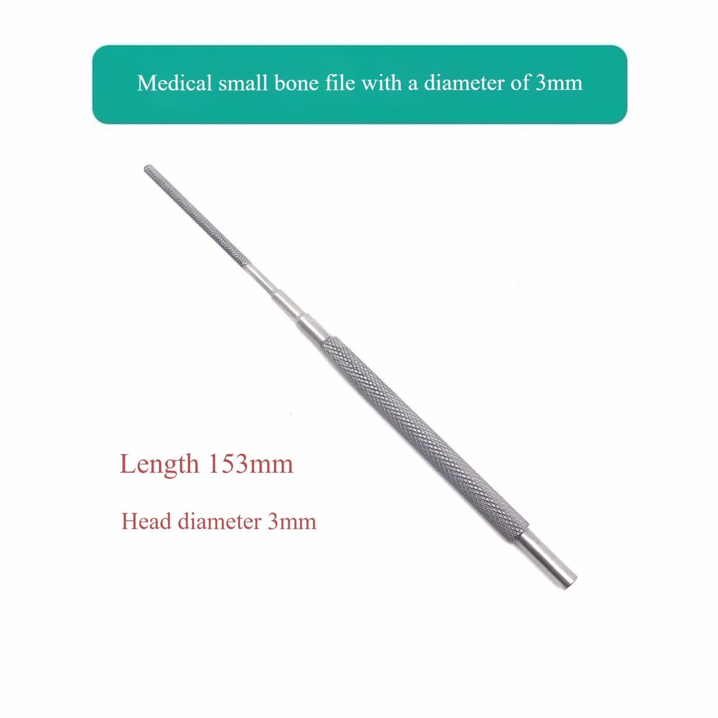 Veterinary Bone Rasp Set | Precision 2/3/4mm Small Rasps | Double-Ended Rasp (190mm) | Large Rasps (Wooden/Stainless）