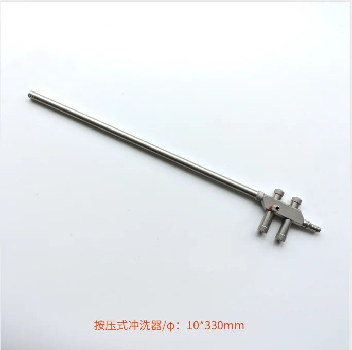 Endoscope Flushing Gun Suction Device Laparoscopic Surgical Press Type Three Way Accessories 5x330mm