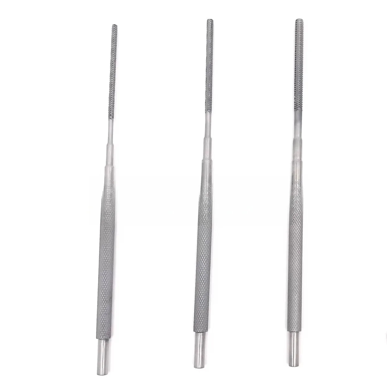 Veterinary Bone Rasp Set | Precision 2/3/4mm Small Rasps | Double-Ended Rasp (190mm) | Large Rasps (Wooden/Stainless）