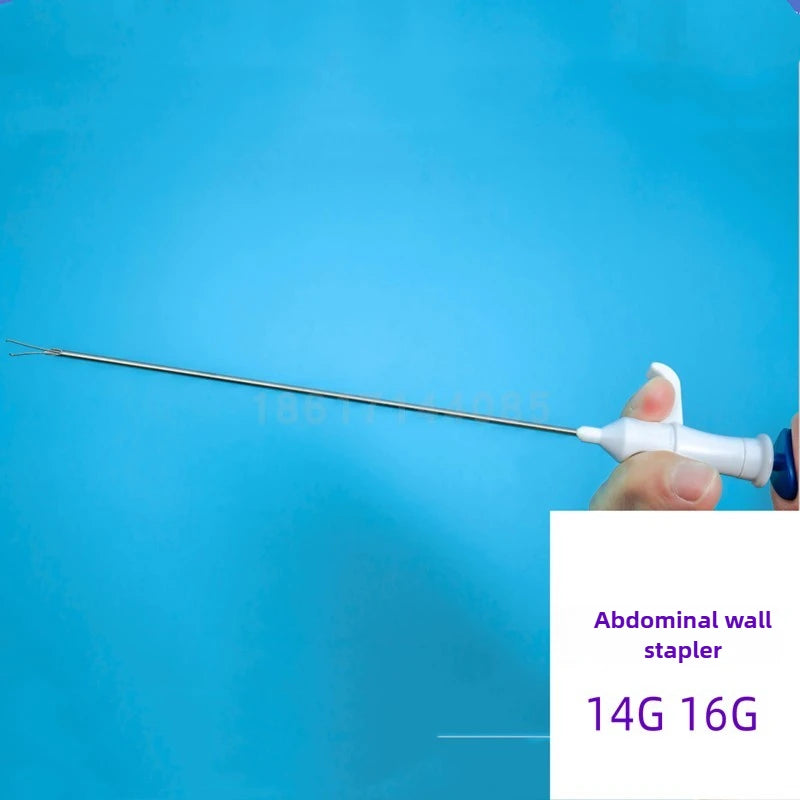Disposable abdominal wall stapler,Minimally invasive fascia closure device, Surgical suture grabbing ,Pediatric hernia needle