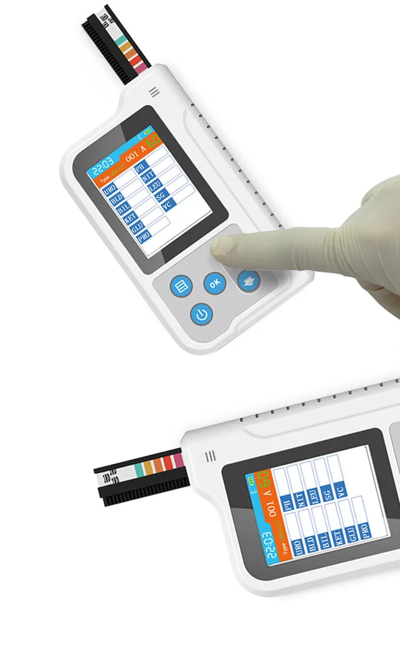 Portable Vet Urine Analyzer - UPC | 4-Wavelength Tech | Auto pH/Color Adjust |  with urinalysis test strips and Wireless Printer