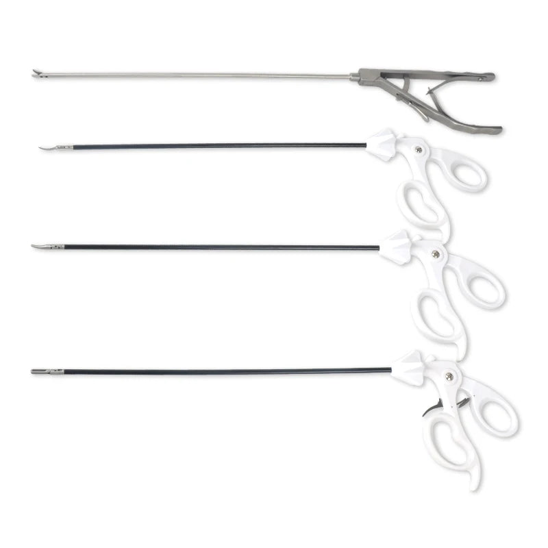 Laparoscopic training equipment, simulated practice needle holders,  curved scissors, hole and slot grippers, separation pliers