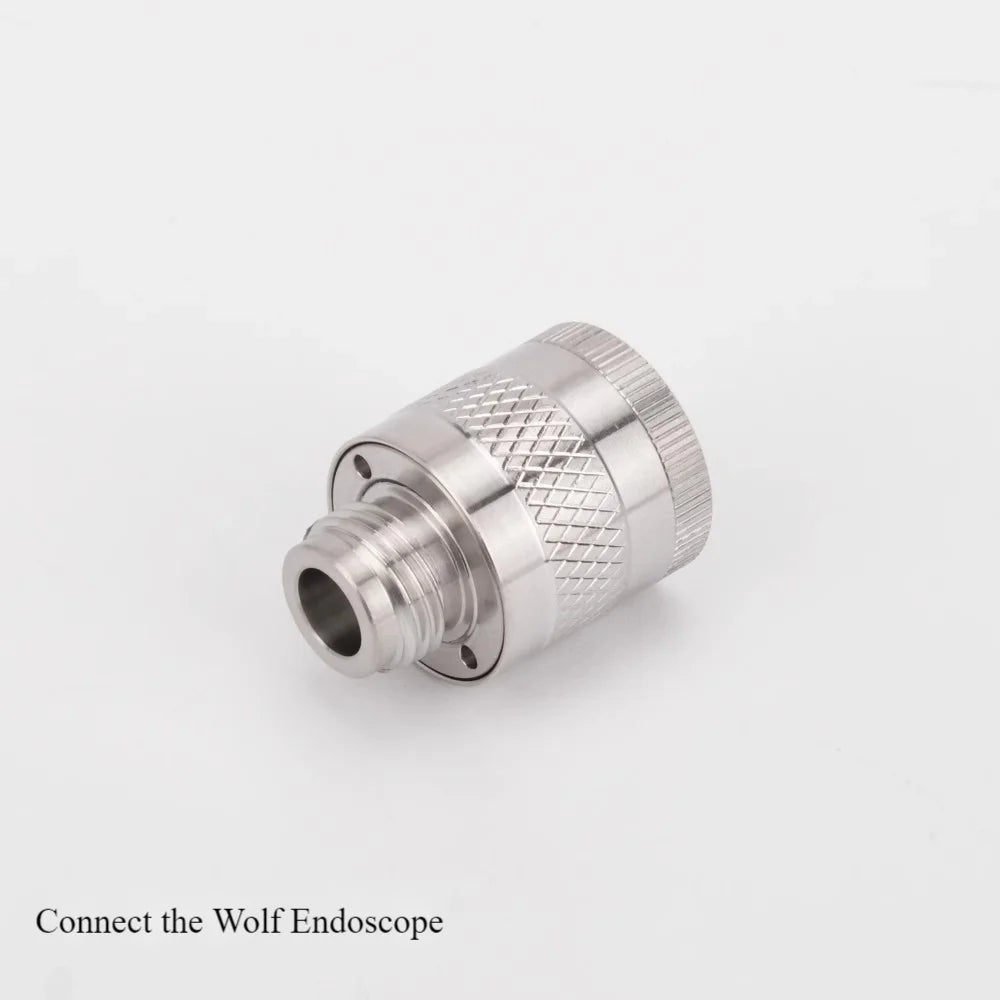 Endoscope hard mirror adapter, cold light source fiber guide beam of light adapter, Stokes wolf brand, Olympus connector