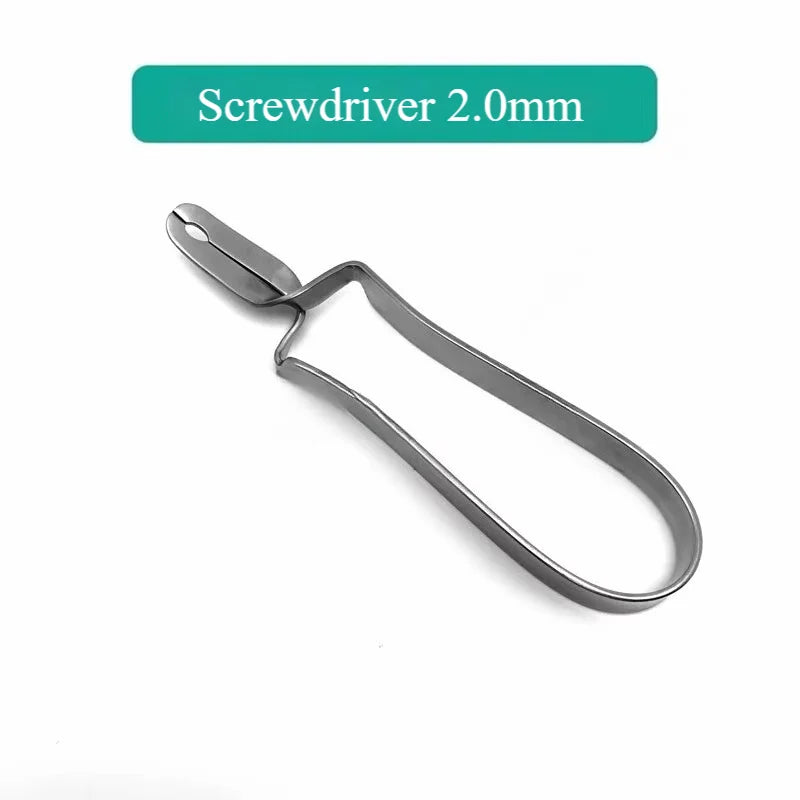 Orthopedic Bone Screw Forceps, Dual Size (1.5mm & 2.0mm) for Small Animal Surgery
