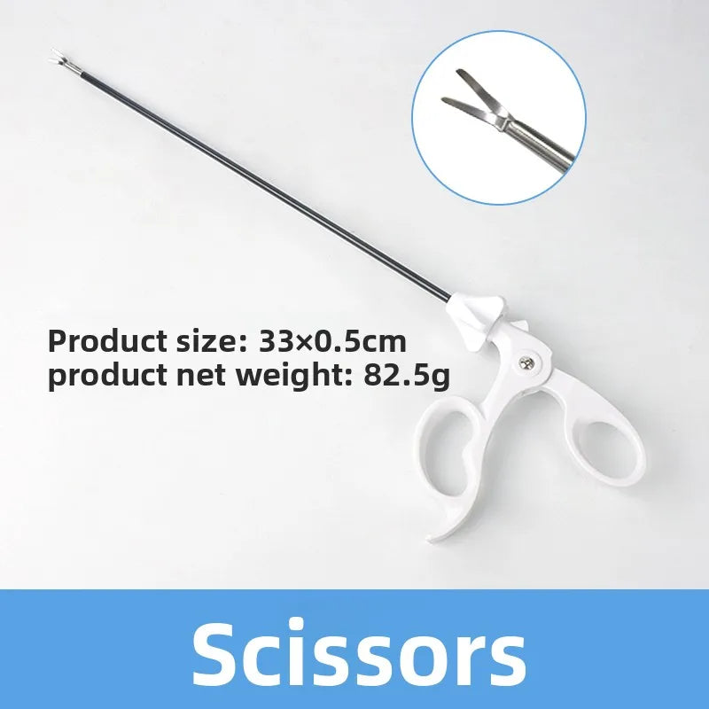 Laparoscopic training equipment, simulated practice needle holders,  curved scissors, hole and slot grippers, separation pliers