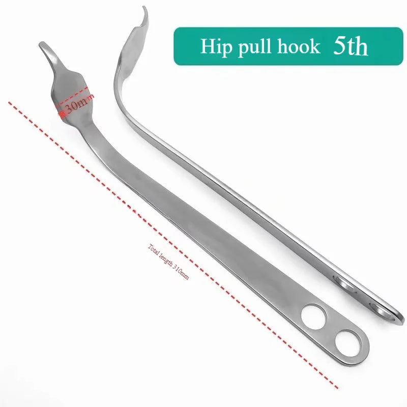 Veterinary Orthopedic Hip Joint Retractor,Surgical Hip Hook  (Hip 1-6#/Knee Retractor 1-5#/Acetabular Retract 7-18#)