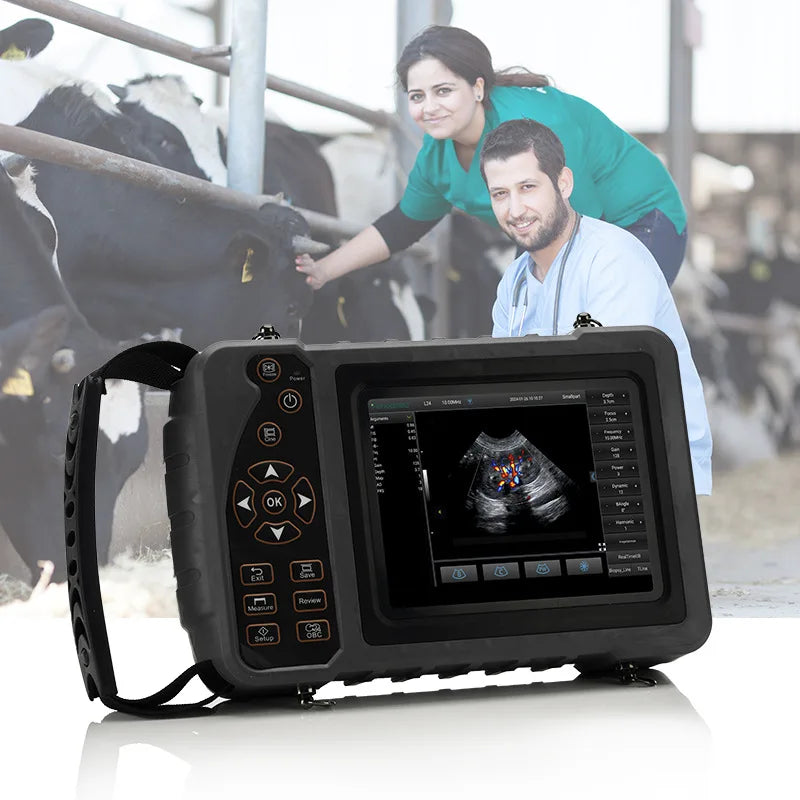 ALL animal veterinary Ultrasound, 3.5/5.0/6.5Hz, waterproof ,Veterinary Equipment, animal pregnancy test