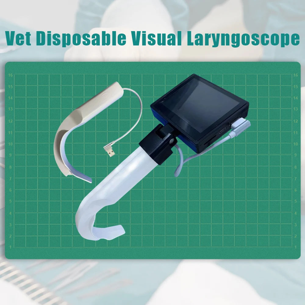 Video Laryngoscope,Sterilizable Blades color Digital usb Laryngoscope, Compatible with smartphones/tablet/laptop, human/pet use