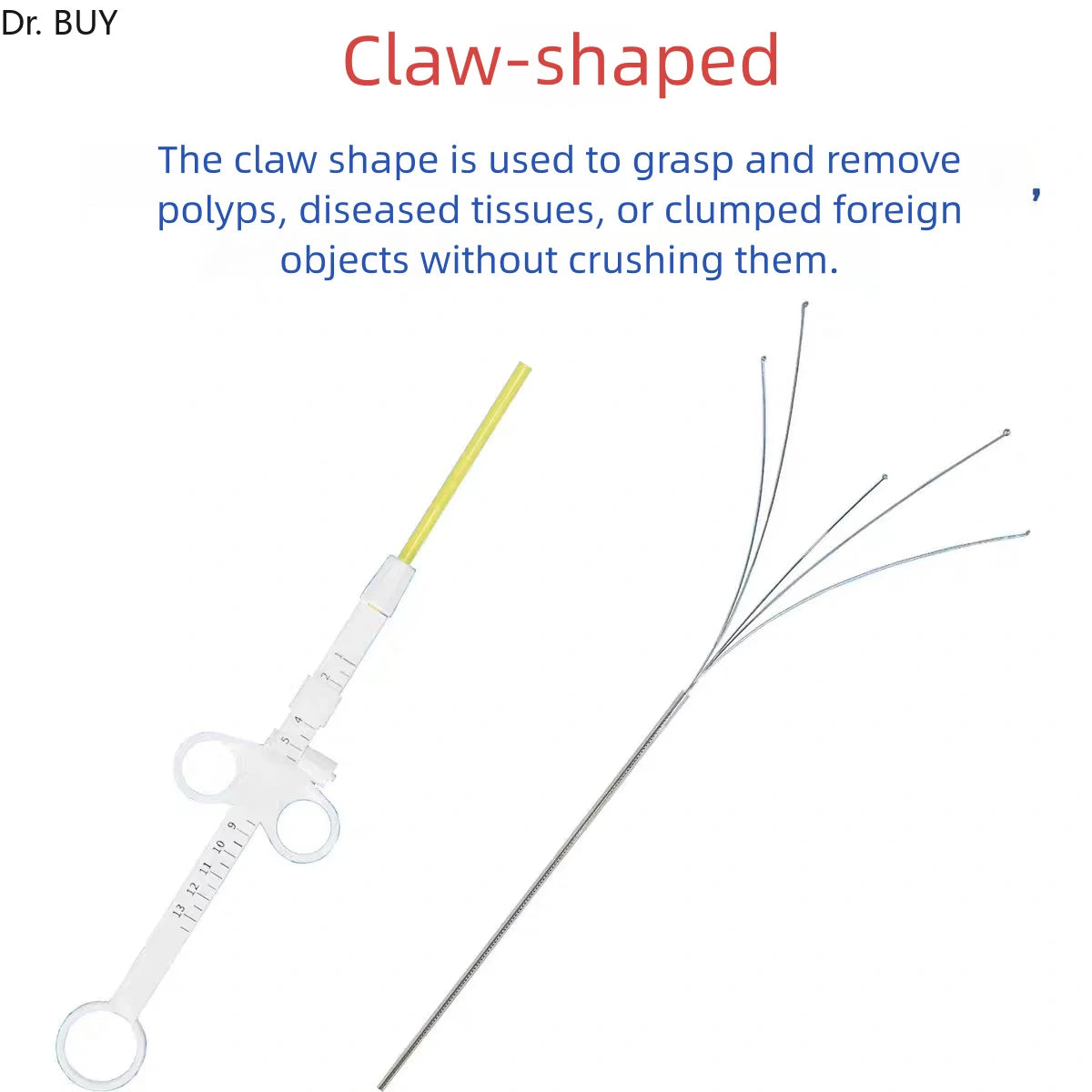 Flexible Grasping Endoscopy Foreign Body Forceps Accessories for Gastrointestinal & Bronchial Urology Use Clinic Accessory