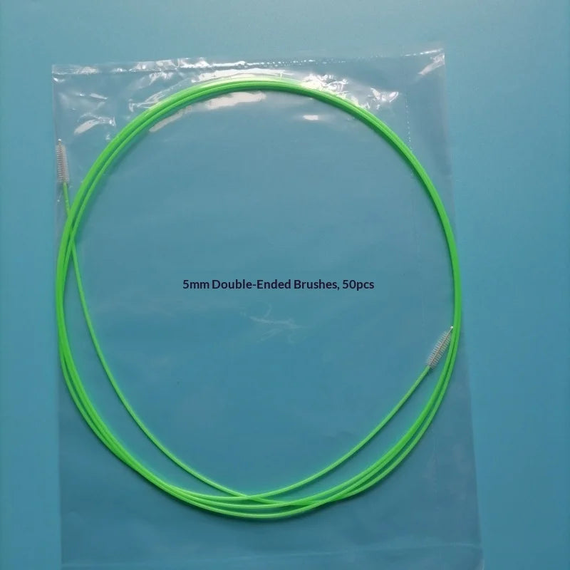 flexible endoscopy cleaning brush, dual head  ultra-fine endoscope clean brush