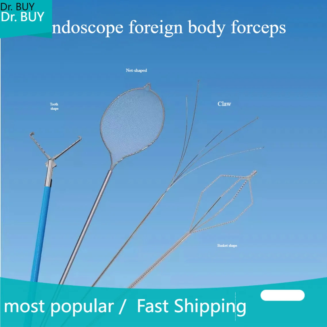Flexible Grasping Endoscopy Foreign Body Forceps Accessories for Gastrointestinal & Bronchial Urology Use Clinic Accessory