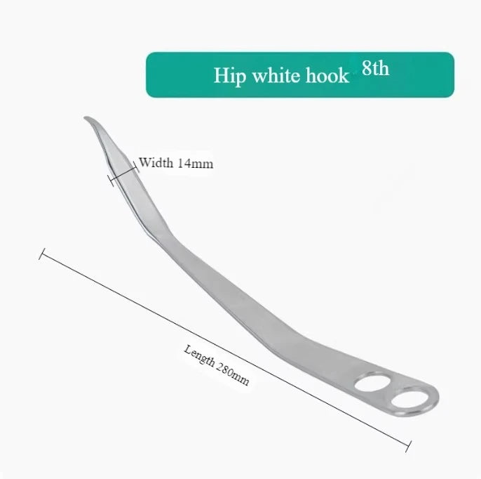 Veterinary Orthopedic Hip Joint Retractor,Surgical Hip Hook  (Hip 1-6#/Knee Retractor 1-5#/Acetabular Retract 7-18#)