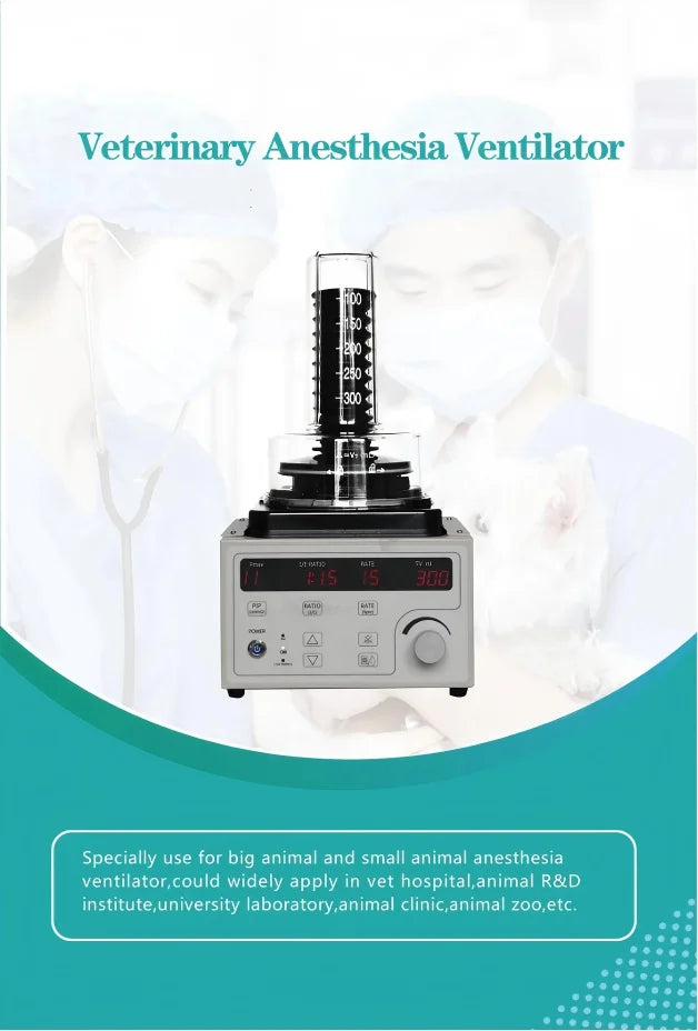 Veterinary Anesthesia Ventilator Machine High Flow Oxygen Therapy Equipment for Animal Hospital Clinic,veterinary equipment
