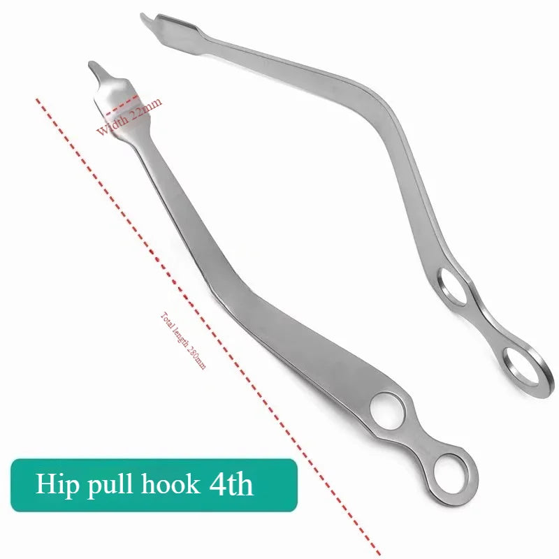 Veterinary Orthopedic Hip Joint Retractor,Surgical Hip Hook  (Hip 1-6#/Knee Retractor 1-5#/Acetabular Retract 7-18#)