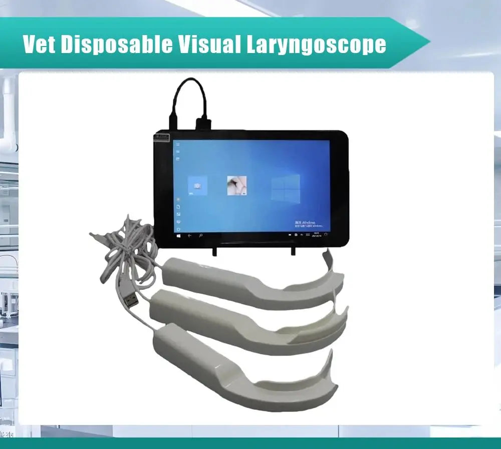 Video Laryngoscope,Sterilizable Blades color Digital usb Laryngoscope, Compatible with smartphones/tablet/laptop, human/pet use