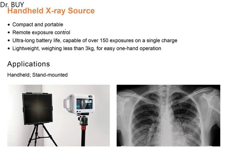 Handheld X-ray Source Device, Digital clinic Imaging System