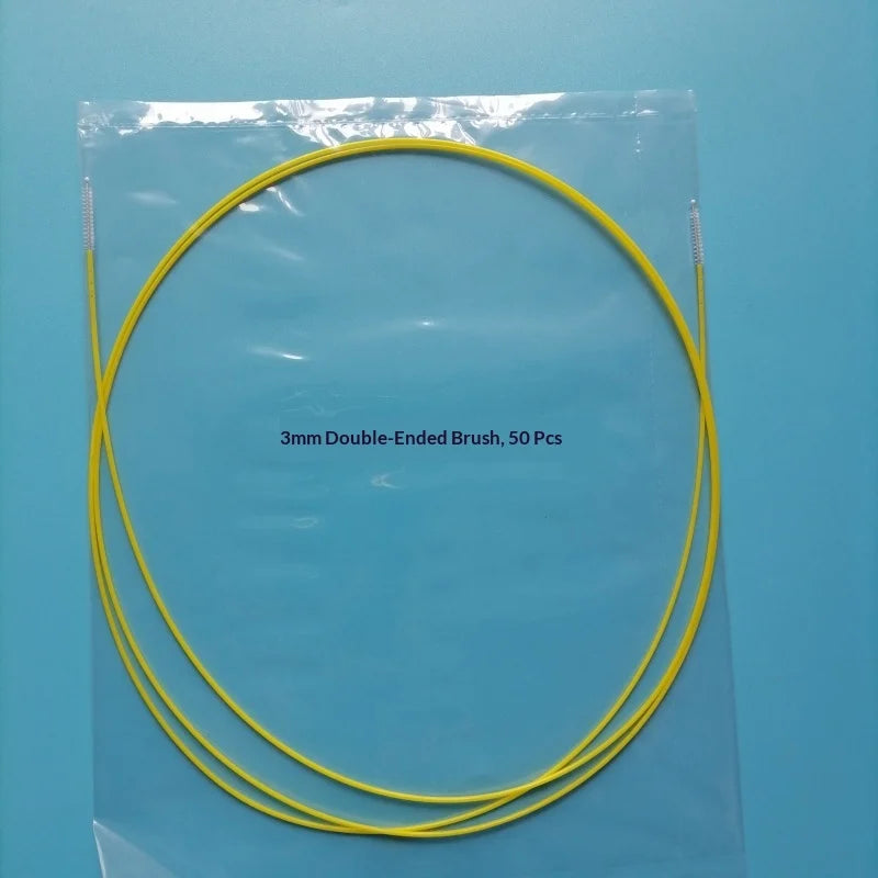 flexible endoscopy cleaning brush, dual head  ultra-fine endoscope clean brush