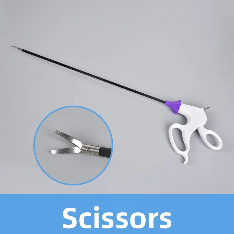 Laparoscopic training equipment, simulated practice needle holders,  curved scissors, hole and slot grippers, separation pliers