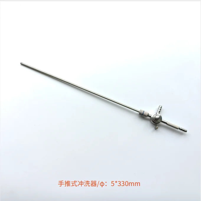 Endoscope Flushing Gun Suction Device Laparoscopic Surgical Press Type Three Way Accessories 5x330mm