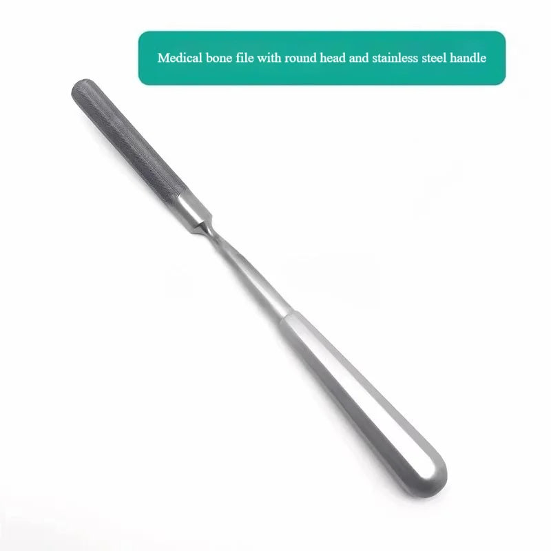 Veterinary Bone Rasp Set | Precision 2/3/4mm Small Rasps | Double-Ended Rasp (190mm) | Large Rasps (Wooden/Stainless）