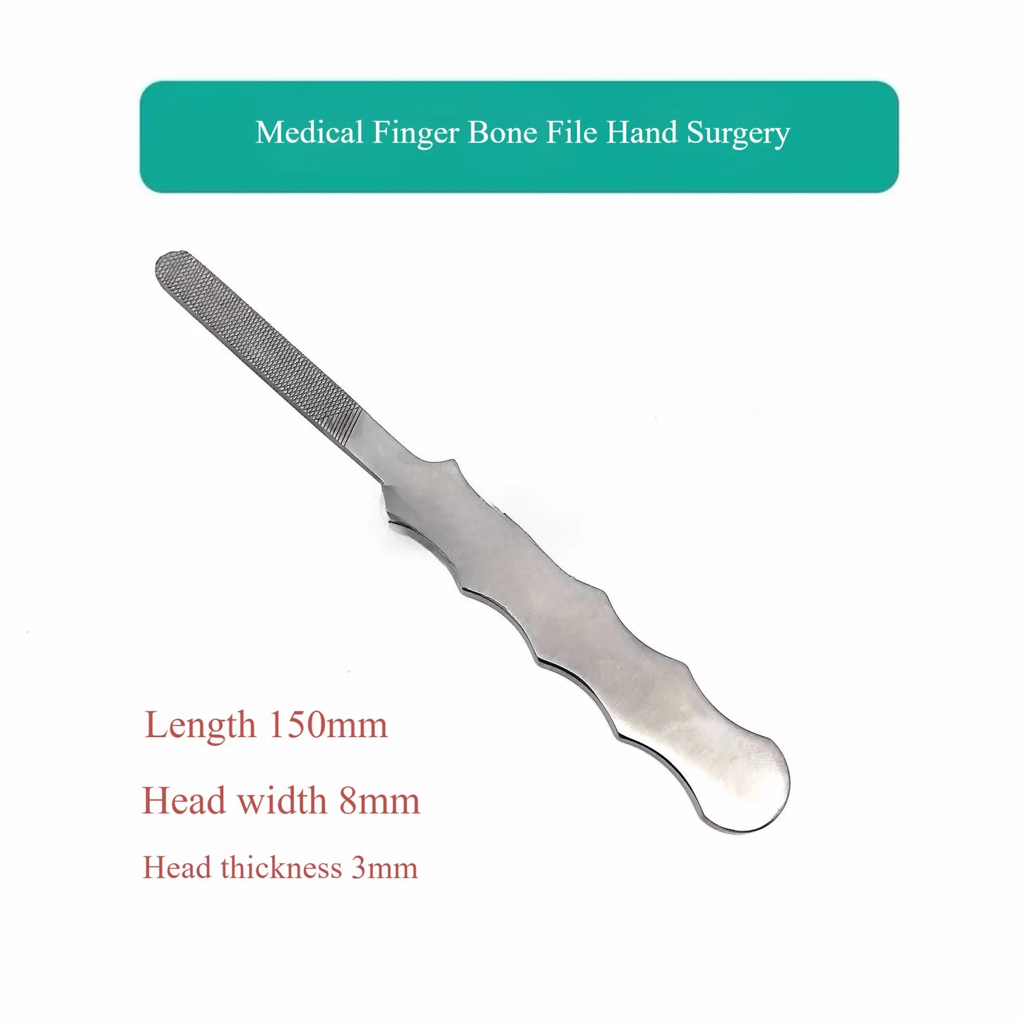 Veterinary Bone Rasp Set | Precision 2/3/4mm Small Rasps | Double-Ended Rasp (190mm) | Large Rasps (Wooden/Stainless）