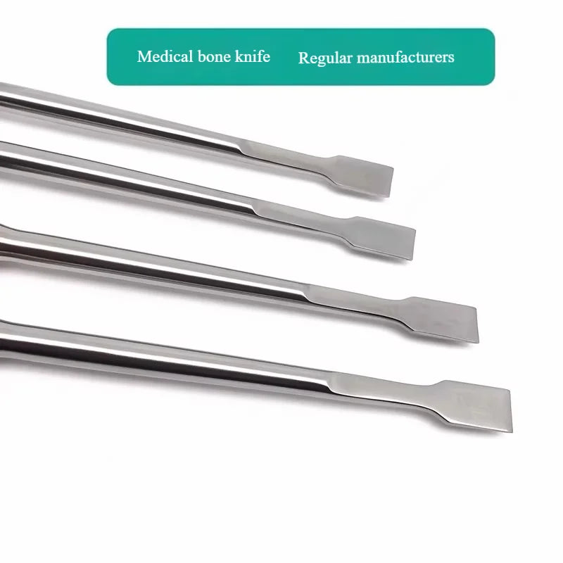 Veterinary Orthopedic Osteotomes - Ultra-Thin Bone Chisel Set with Bakelite Handles (4-25mm)