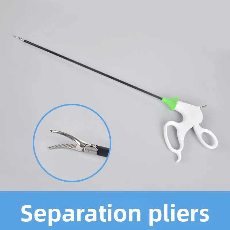 Laparoscopic training equipment, simulated practice needle holders,  curved scissors, hole and slot grippers, separation pliers