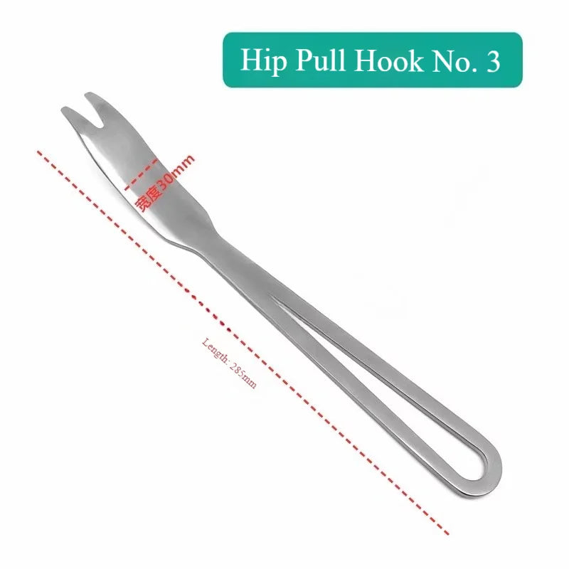 Veterinary Orthopedic Hip Joint Retractor,Surgical Hip Hook  (Hip 1-6#/Knee Retractor 1-5#/Acetabular Retract 7-18#)