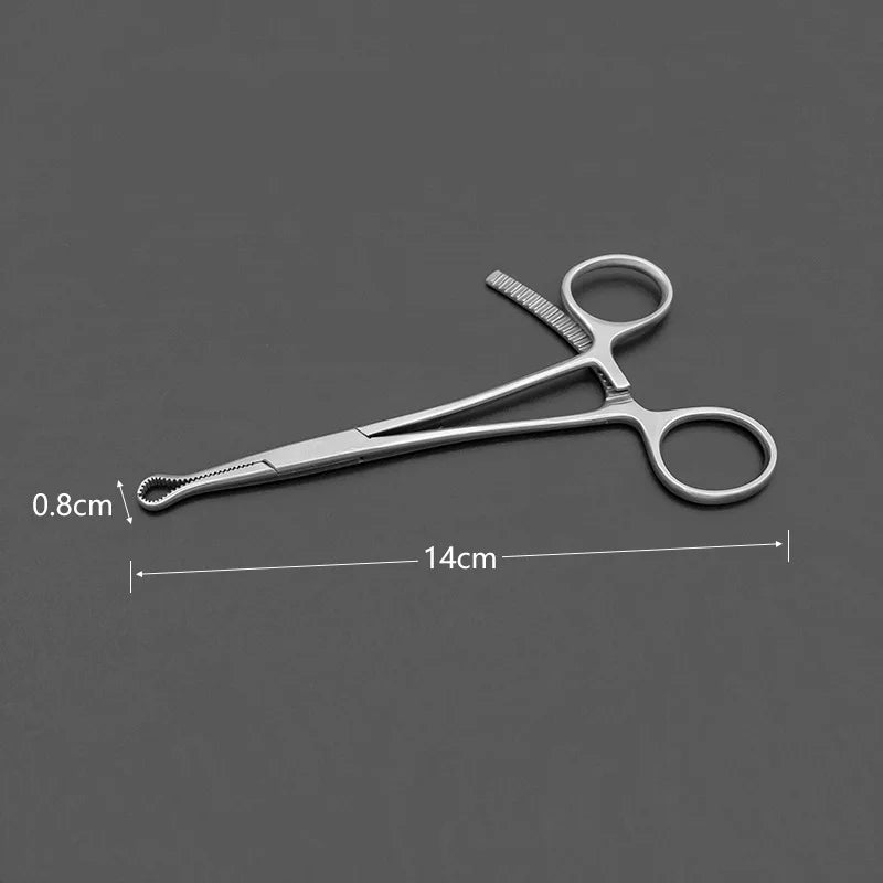 Small hole multi-tooth bone holding forceps tip point ball head reduction forceps  pet small animal orthopedic instrument