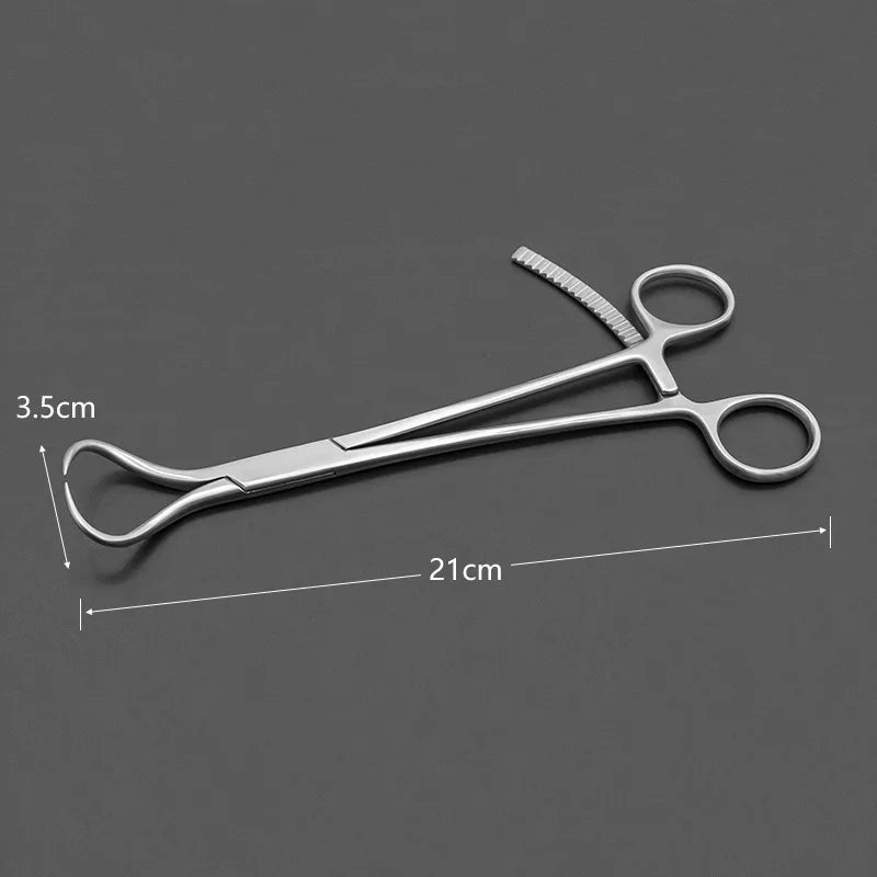 Small hole multi-tooth bone holding forceps tip point ball head reduction forceps  pet small animal orthopedic instrument