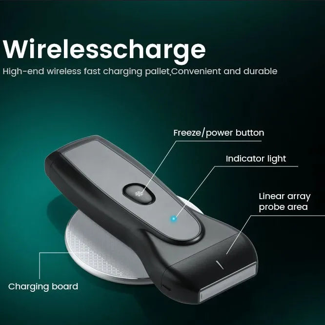 Ecógrafo Doppler Color Inalámbrico Portátil Veterinario, imágenes HD, resistente al agua, Genérico, Abdomen, Obstetricia, Urología, Musculoesquelético, Cardiología