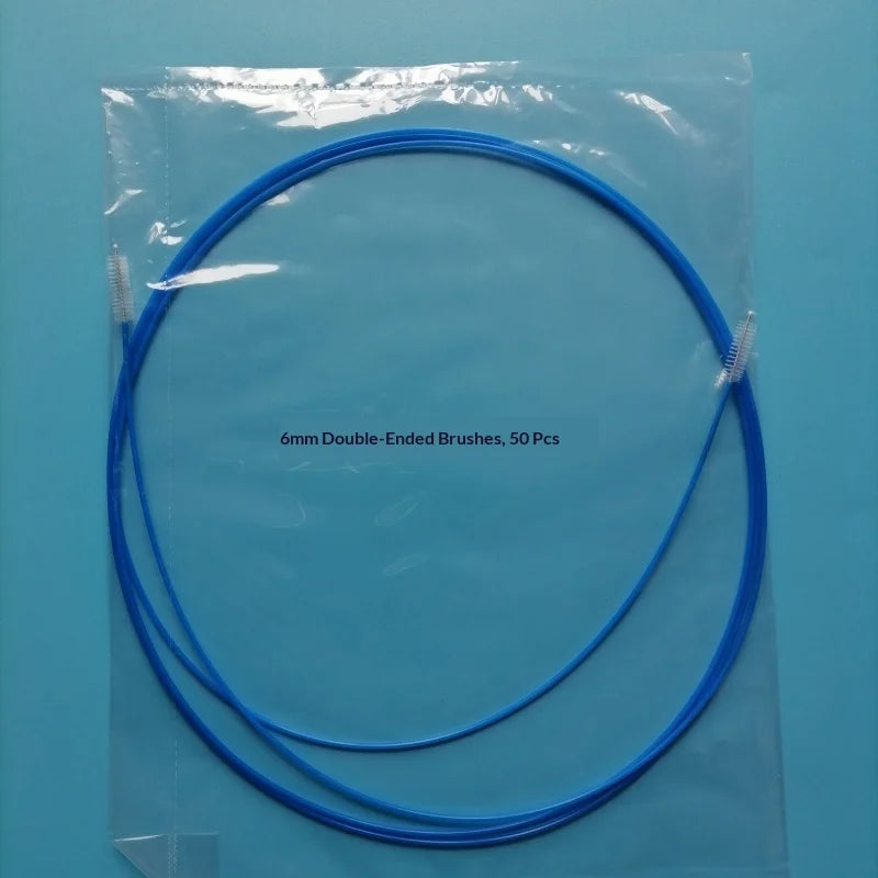 flexible endoscopy cleaning brush, dual head  ultra-fine endoscope clean brush