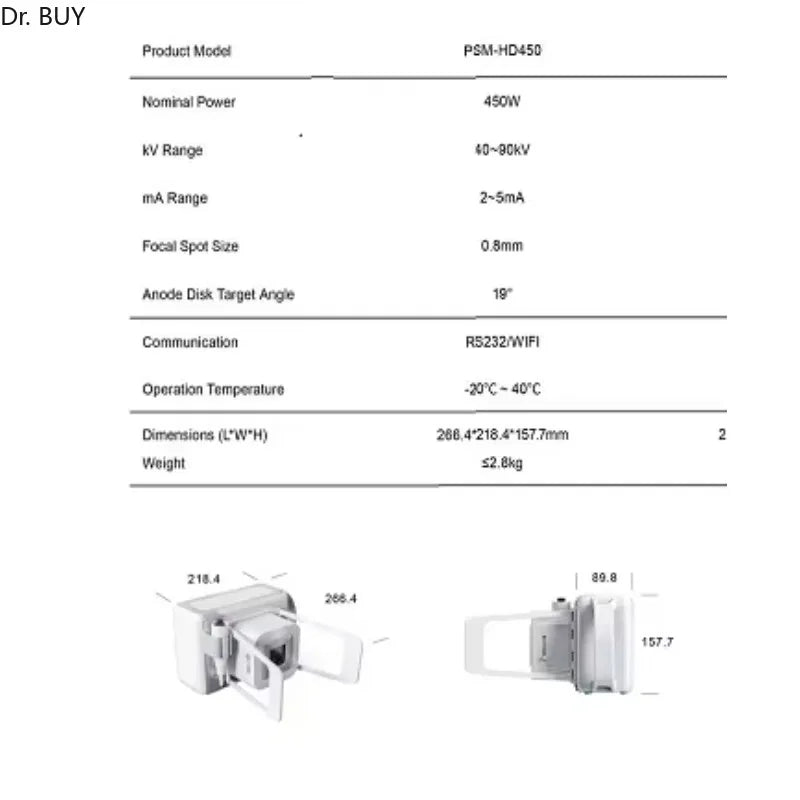 Handheld X-ray Source Device, Digital clinic Imaging System