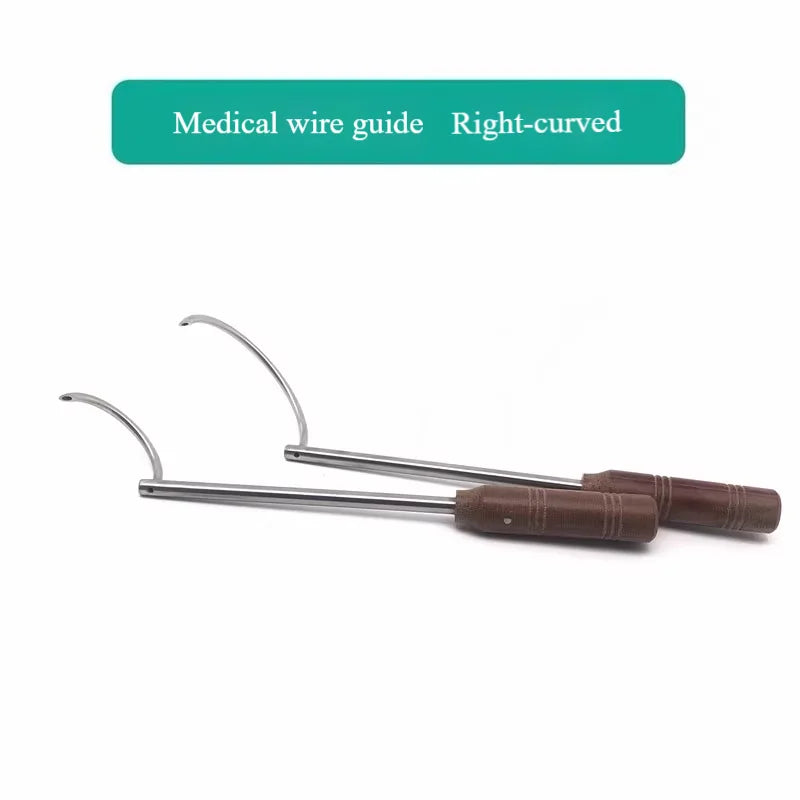 Stainless Steel Orthopedic Wire Passer with Bakelite Handle for 2mm Holes - Surgical Instrument