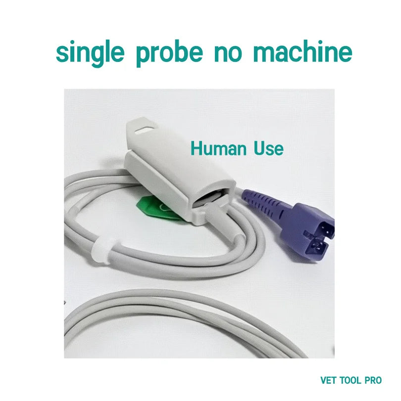 Portable Monitor ECG Monitor Blood Oxygen Temperature Vital Signs Monitor With Memory Pets Hospital Clinic Household Vet machine