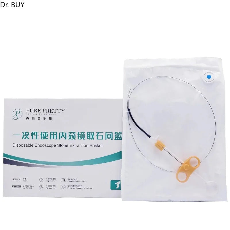 STONE EXTRACTION BASKET,  1,8mm/ 2.4 mm Disposable Endoscope Stone Extraction Basket