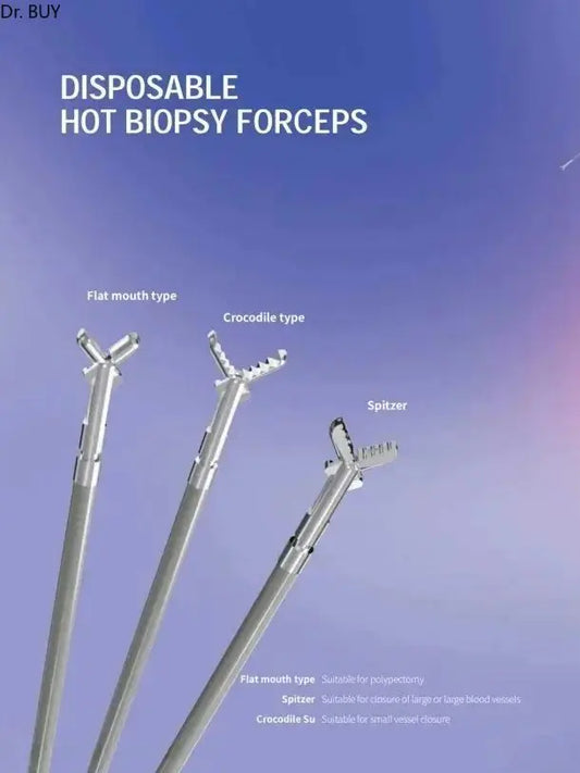 2 pieces DISPOSABLE HOT BIOPSY FORCEPS，Hot biopsy forceps for tissue specimen collection