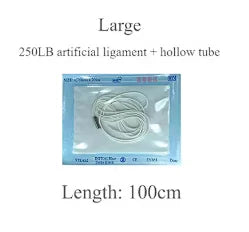 Orthopedic Dog Artificial Ligament System with Breakable Anchors for Hip Dislocation Repair