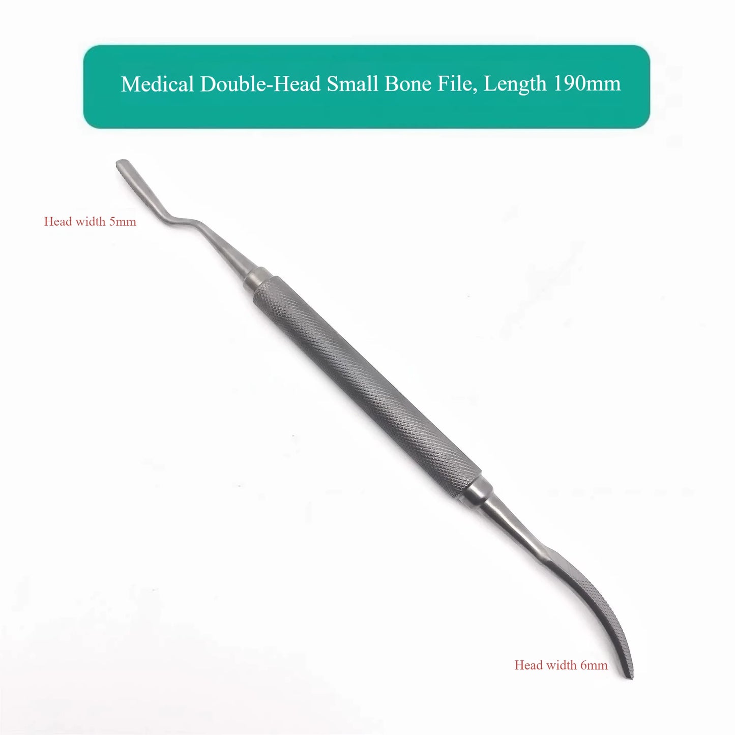 Veterinary Bone Rasp Set | Precision 2/3/4mm Small Rasps | Double-Ended Rasp (190mm) | Large Rasps (Wooden/Stainless）