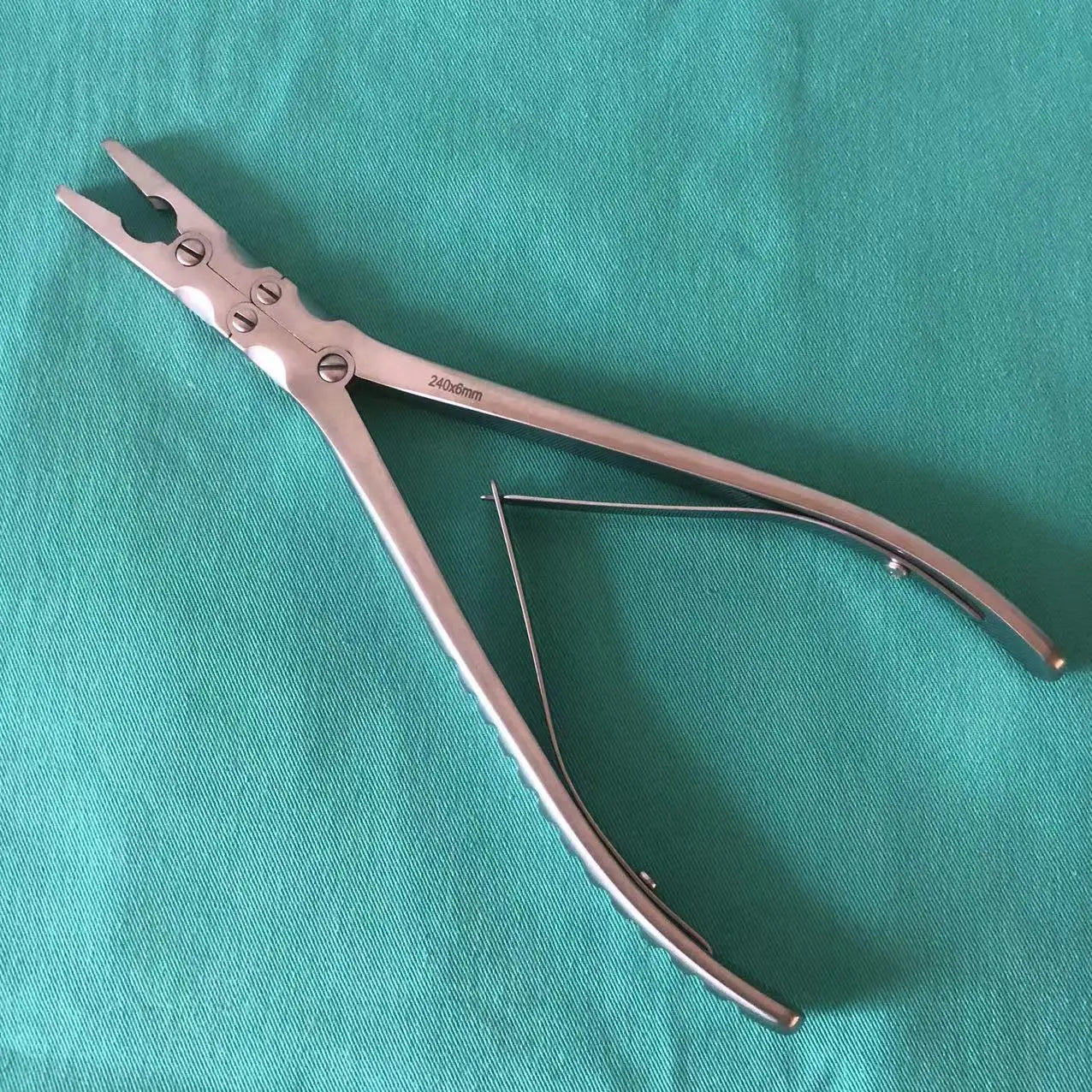 Veterinary Orthopedic Bone Rongeur Set (Double/Triple Action) for Small Animals - Includes Straight, Curved & Olsen Jaws180-240