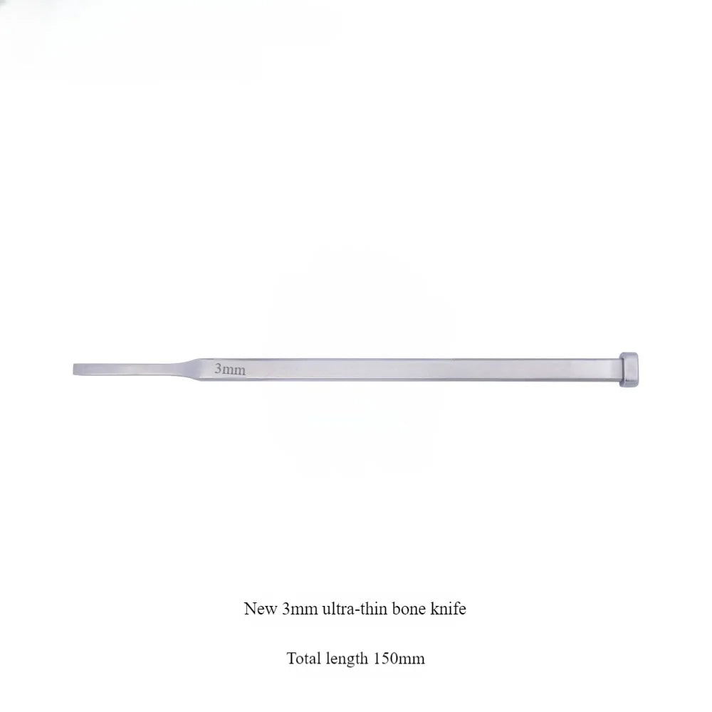 Orthopedic Ultra-Thin Osteotome with Trochlear Groove Deepening System，Stainless Steel,2~15mm,