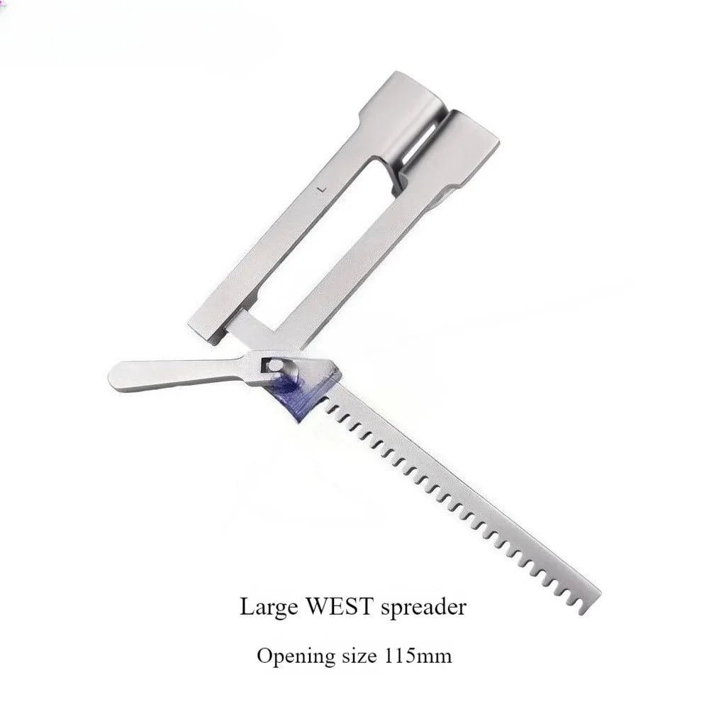 West spreader for animals, maximum opening value 140mm, rib spreader