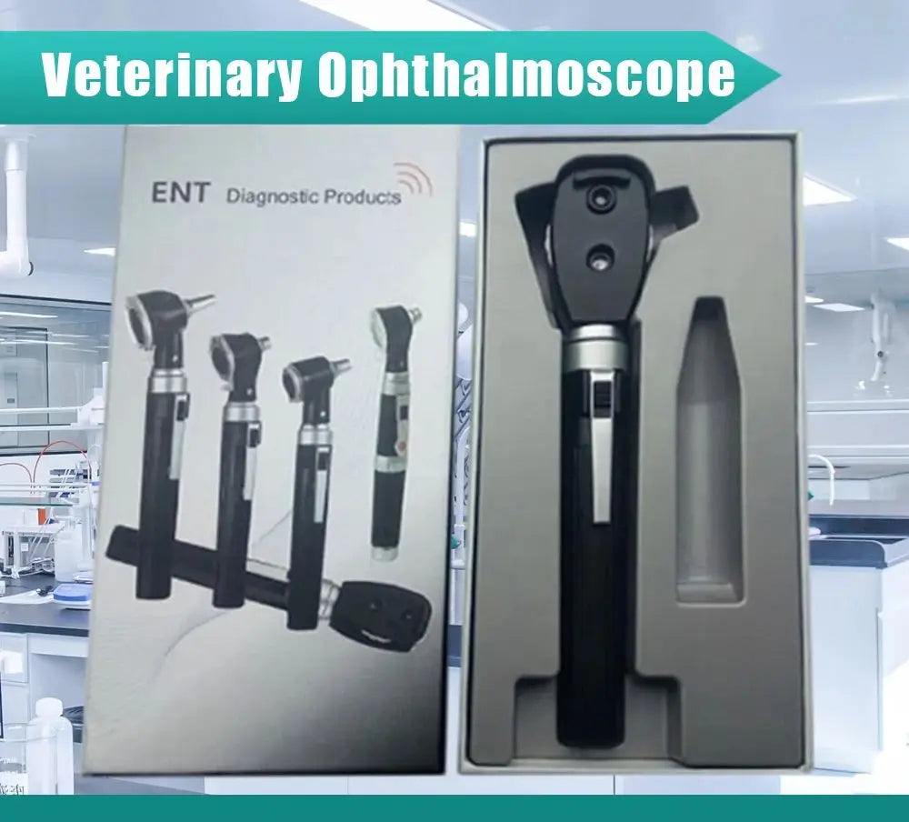 Veterinary Direct Ophthalmoscope,Otoscope Set,Animal Ear Specula,Ophthalmic & ENT Examination Kit