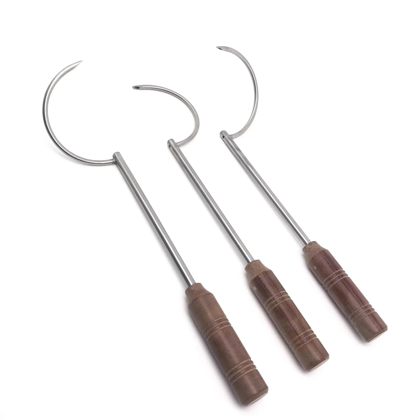 Stainless Steel Orthopedic Wire Passer with Bakelite Handle for 2mm Holes - Surgical Instrument